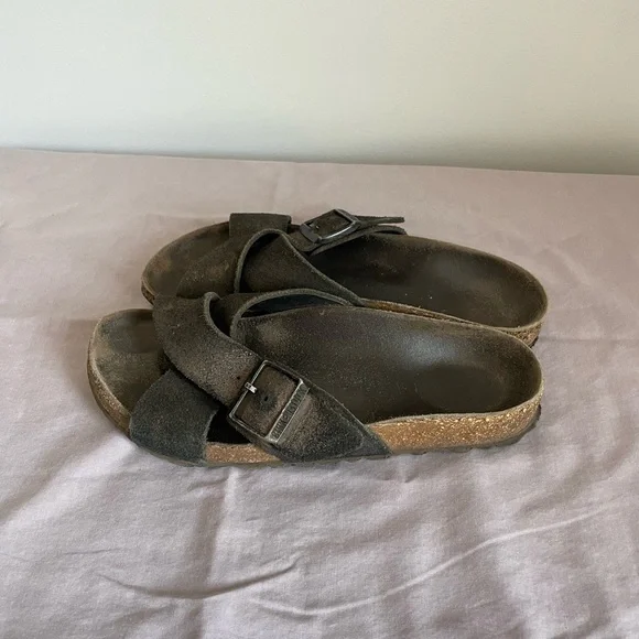 Birkenstock Siena Suede Sandals Size 6.5 - Picture 2 of 7